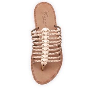 Joie a la plage Rose gold Sahara sandals
